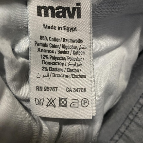 Mavi Zach Straight Leg Jeans Men 33x32 Gray Stretch Denim Five Pocket Faded Wash - Picture 9 of 11